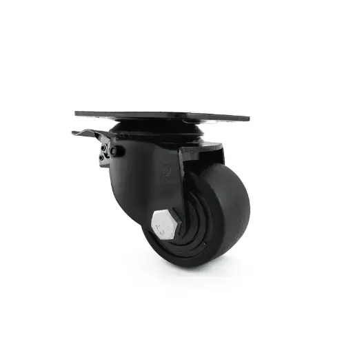 [6095129] RODACHINA POLIAMIDA TIPO PESADO 2 1/2" PANE 65 P CON FRENO